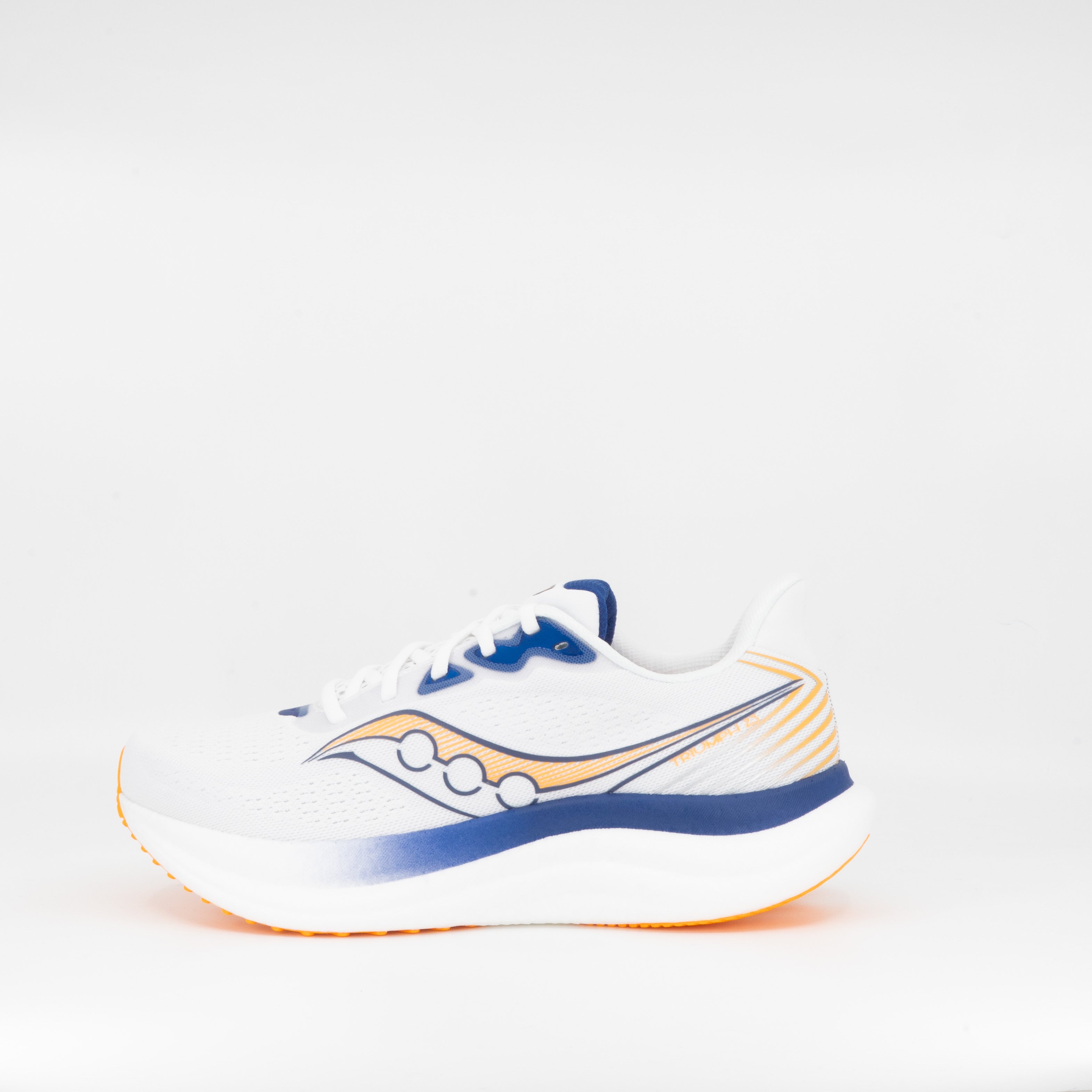 Saucony Triumph 23 (D Standard) Mens White/Azurite - Frontrunner Colombo